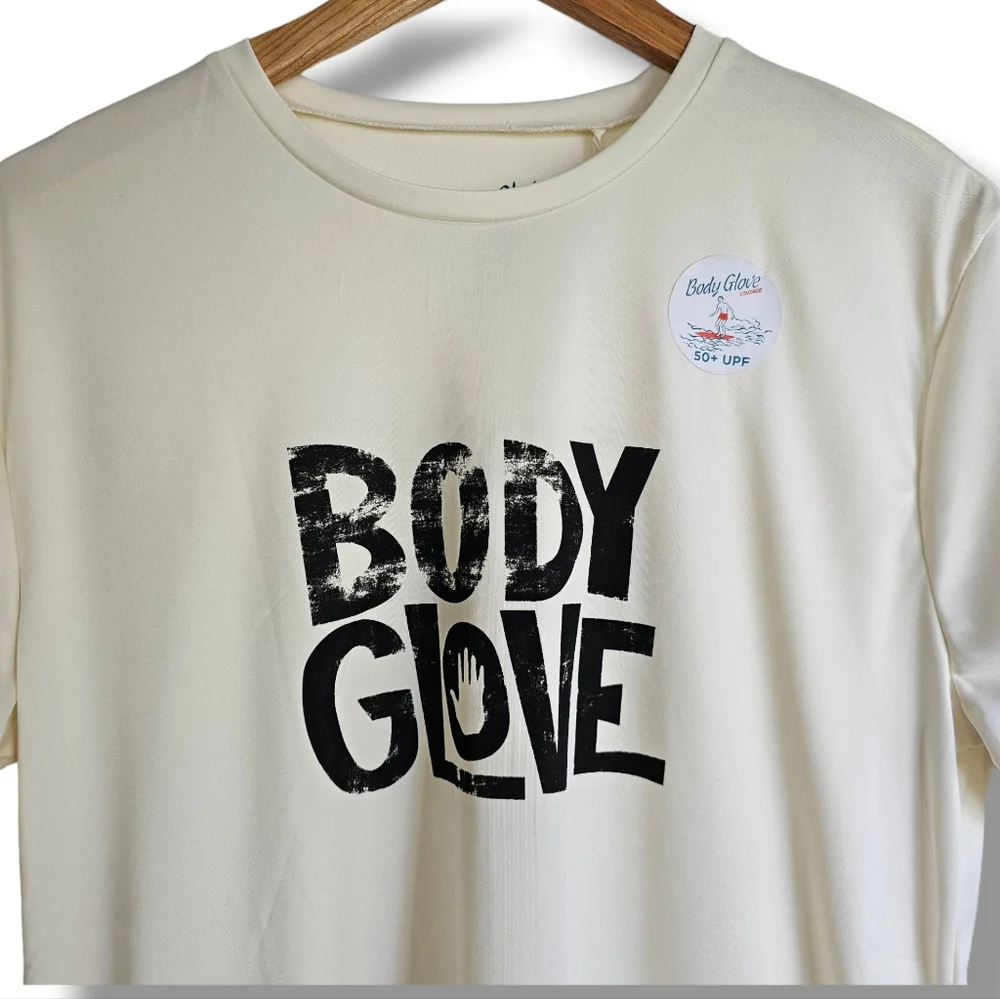 Body Glove Rash Guard Mens Size M Short Sleeve‎ Swim Shirt UPF 50 Protection NEW